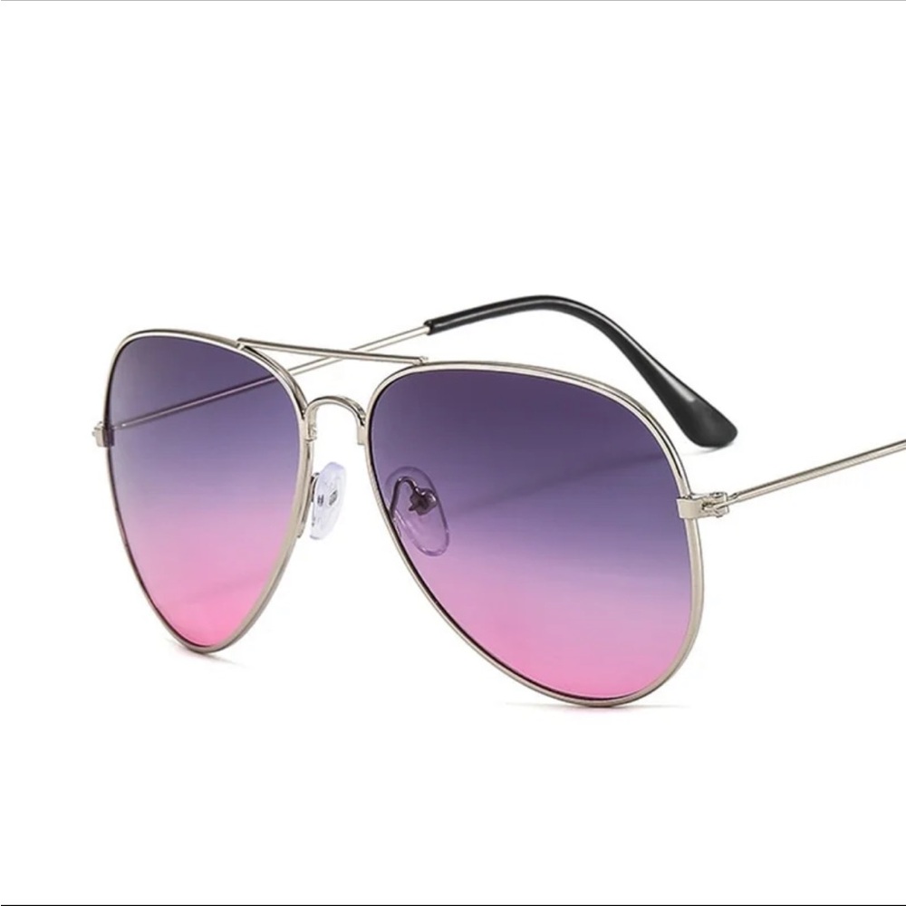 Double Bridge Unisex Aviator Sunglasses
